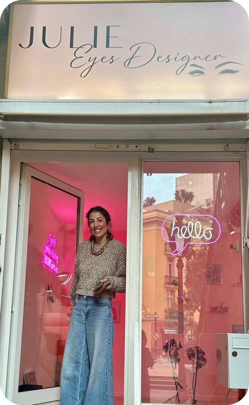 Julie Eyes Designer Monaco : institut de beauté spécialisé dans le regard, cils et sourcils